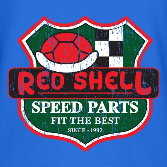 Red Shell Parts t shirt